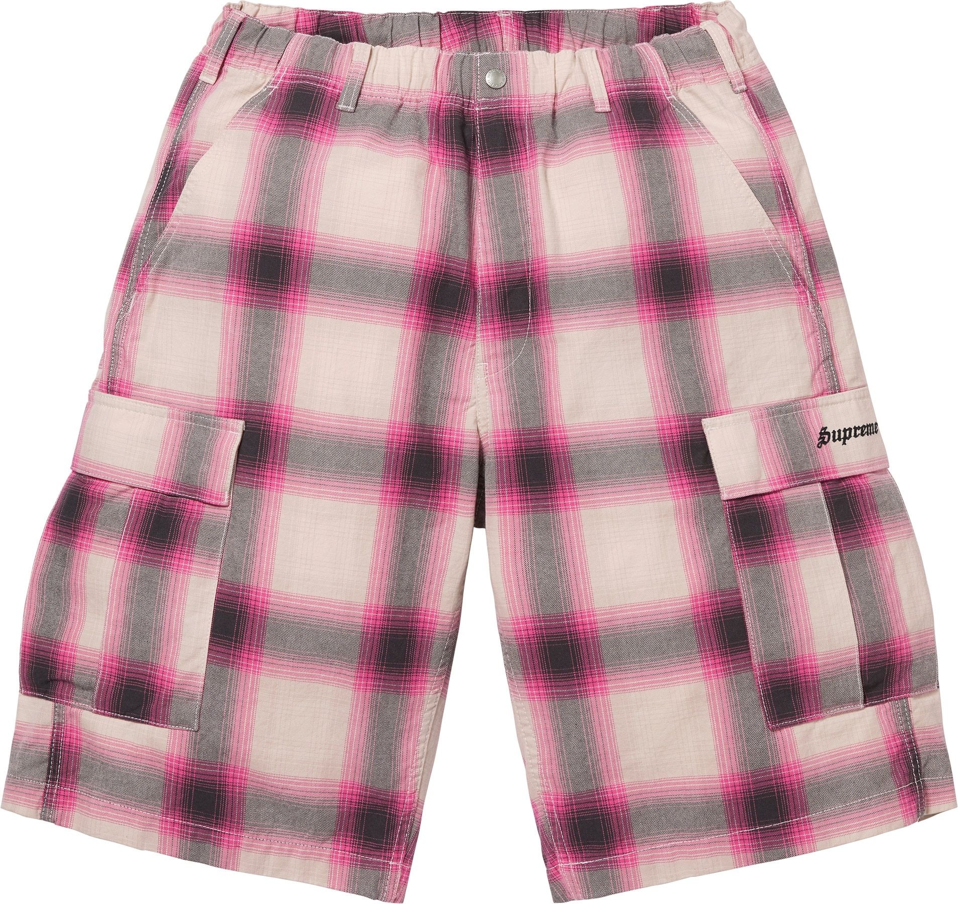 Shadow Plaid Cargo Short view 4